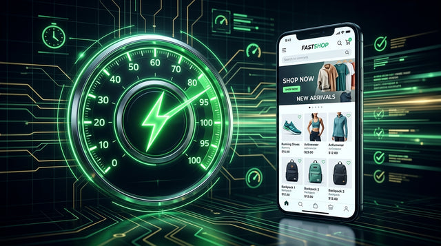 Core Web Vitals de una tienda Shopify optimizada
