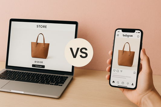 ¿Tienda online o vender por Instagram? La diferencia que te está costando ventas