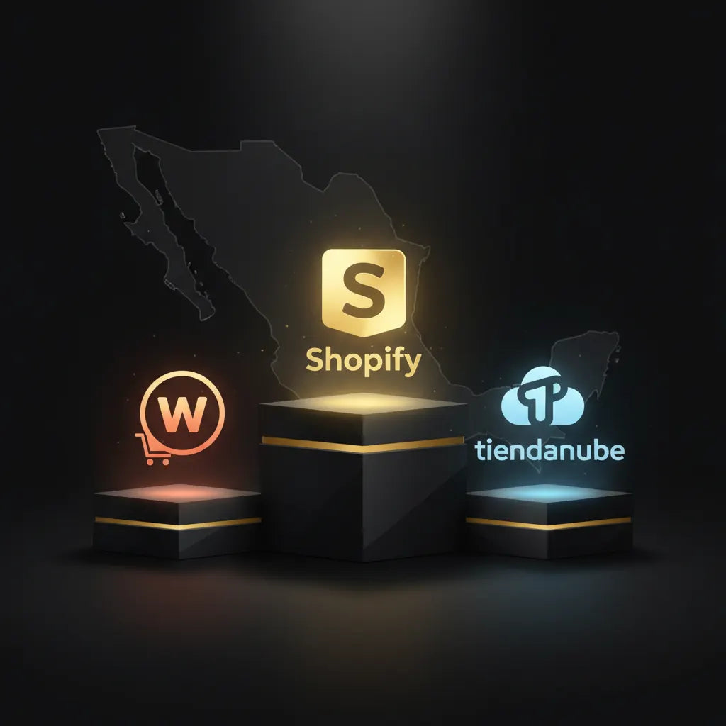 Shopify vs WooCommerce vs Tiendanube: cuál elegir para vender en México en 2026